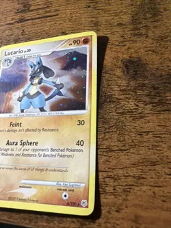 Pokemon TCG 2007 Lucario Reverse Holo Rare Diamond and Pearl 6/130 - Image 2