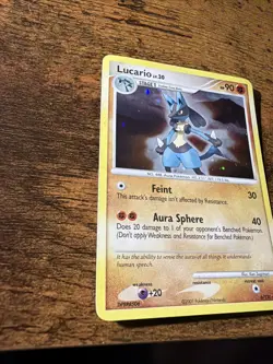 Pokemon TCG 2007 Lucario Reverse Holo Rare Diamond and Pearl 6/130 - Image 3