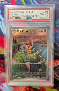 Victini 2025 Japanese Promo GEM MINT 10 271/SV-P Pokemon TCG - PSA - Image 1