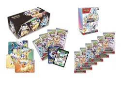 LOT OF 2 Pokemon Prismatic Evolutions Surprise Box+Booster Bundle Sams Club Set - Image 5