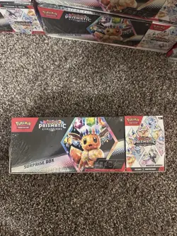 Sam’s Club Pokemon Prismatic Evolutions Surprise Box & Booster Bundle SEALED - Image 2