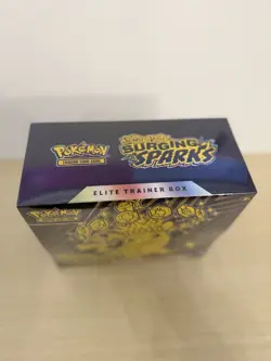 Pokemon TCG Surging Sparks Elite Trainer Box ETB NEW/SEALED But Dented Corner - Image 2