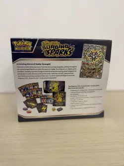 Pokemon TCG Surging Sparks Elite Trainer Box ETB NEW/SEALED But Dented Corner - Image 3