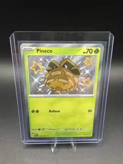 Pokemon TCG Pineco 099/091 Paldean Fates Shiny NM - Image 3