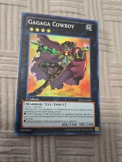 Yugioh! Gagaga Cowboy - ABYR-EN041 - Super Rare - 1st Edition LP - Image 1
