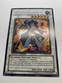 Yugioh Goyo Guardian Secret Rare Limited Edition CT05-ENS03 MP - Image 1
