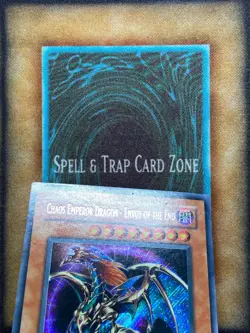 Yugioh Chaos Emperor Dragon - Envoy of the End IOC-000 Secret Rare 1st Ed MP - Image 2