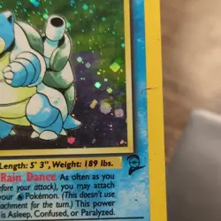 Pokemon Blastoise Base Set 2 Holo Rare 002/130 HP100 1999 Card - Image 3