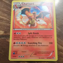 Pokemon Charizard Boundaries Crossed Holo Rare Card 20/149 Stage 2 HP160 2012 - Image 1