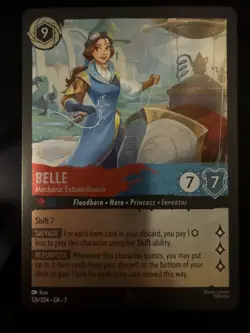Disney Lorcana TCG Belle Card 126/204 Archazia's Island - Image 2