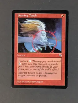 MTG Card - 1x Searing Touch - Tempest - MP Played - Vintage Magic the Gathering - Image 3