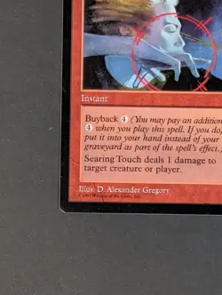 MTG Card - 1x Searing Touch - Tempest - MP Played - Vintage Magic the Gathering - Image 4