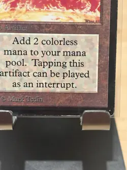 Sol Ring - 1993 Magic the Gathering - Limited Edition Beta Regular HP - Image 5