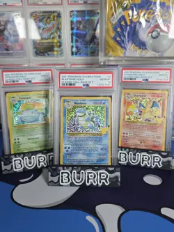 Sequential Pokemon Celebrations PSA 10 Charizard Venusaur Blastoise Set - Image 1