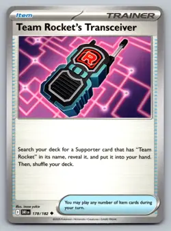 Pokemon TCG SV10: Destined Rivals Team Rocket's Transceiver 178/182 - Image 1