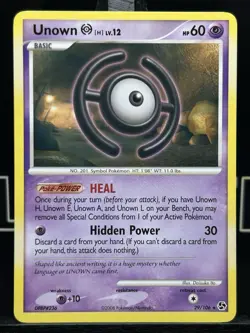 Unown H - 29/106 - Pokemon Great Encounters Regular Card NM - Image 3