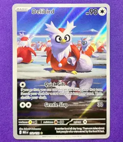 Delibird | 152/132 | Mega Evolution | 2025 Pokemon Illustration Rare | Near Mint - Image 1