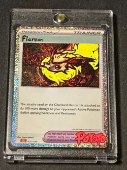 Pokemon Flareon V - Promo SWSH: Sword & Shield SWSH179 Hand Draw DIY 🔥 - Image 1