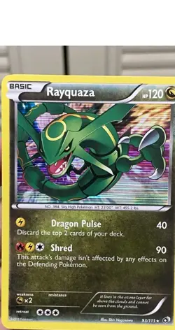 Rayquaza 93/113 Legendary Treasures Reverse Holo Pokemon TCG - Image 1