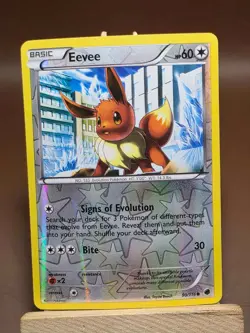 HP Eevee 90/116 Reverse Holo Rare Pokemon Card BW Plasma Freeze - Image 1