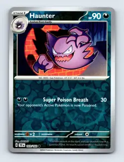 Haunter - Temporal Forces 103/162 - Common - Reverse Holo - NM - Pokemon TCG - Image 1