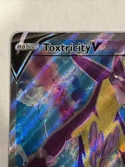 Pokemon TCG Toxtricity V 182/192 Rebel Clash Full Art Ultra Rare Holo - Image 2