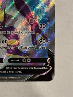 Pokemon TCG Toxtricity V 182/192 Rebel Clash Full Art Ultra Rare Holo - Image 4