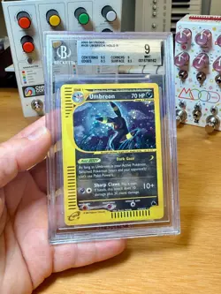 2003 POKEMON SKYRIDGE #H30 UMBREON HOLO OG Moonbreon BGS 9 psa mint - Image 2