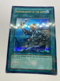 YuGiOh Reinforcement of the Army HL06-EN004 Ultra Parallel Rare Hobby League HP - Image 1