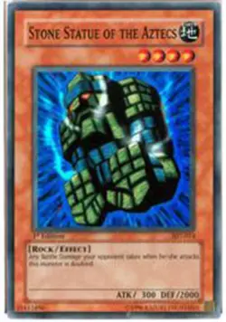 Stone Statue of the Aztecs - AST-014 - Super Rare - Unlimited Edition NM Yugioh - Image 1