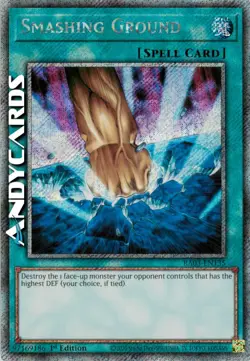 SMASHING GROUND • (Schiacciare) • Segreta Platino • RA03 EN135 • 1Ed • Yugioh! - Image 1