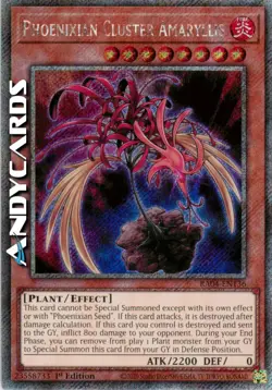 PHOENIXIAN CLUSTER AMARYLLIS • Segreta Platino • RA04 EN136 • 1Ed • Yugioh! - Image 1