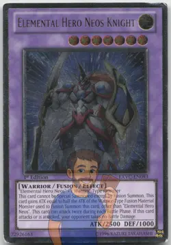 Elemental HERO Neos Knight EXVC-EN093 Ultimate Rare 1st Edition MP Yugioh - Image 1