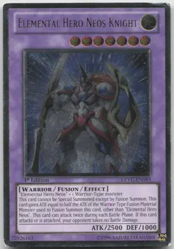 Elemental HERO Neos Knight EXVC-EN093 Ultimate Rare 1st Edition MP Yugioh - Image 2