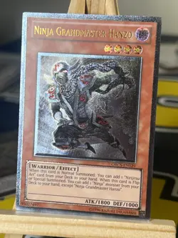 Ninja Grandmaster Hanzo ORCS-EN029 Ultimate Rare UNL EURO Near Mint Yugioh - Image 1