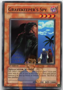 Gravekeeper's Spy PGD-059 Common 1st Edition NM Yugioh - Image 1