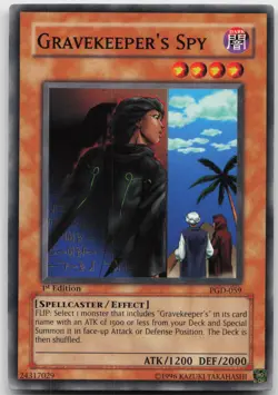 Gravekeeper's Spy PGD-059 Common 1st Edition NM Yugioh - Image 2