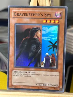 Gravekeeper's Spy CP03-EN003 Super Rare Champion Pack 3 Near Mint Yugioh - Image 1