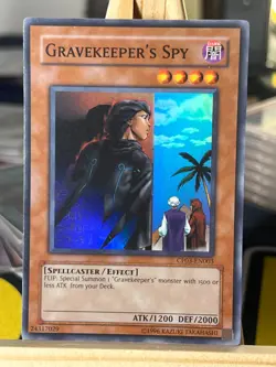 Gravekeeper's Spy CP03-EN003 Super Rare Champion Pack 3 Near Mint Yugioh - Image 2
