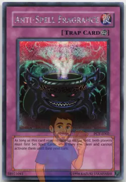 Anti-Spell Fragrance PCY-E002 Prismatic Secret Rare LP Yugioh - Image 1