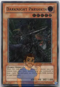 Darknight Parshath PTDN-EN082 Ultimate Rare Unlimited MP Yugioh - Image 1
