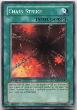 Chain Strike CDIP-EN043 Common 1st Edition LP Yugioh - Image 2