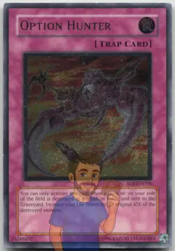 Option Hunter SOI-EN058 Ultimate Rare Unlimited LP Yugioh - Image 1