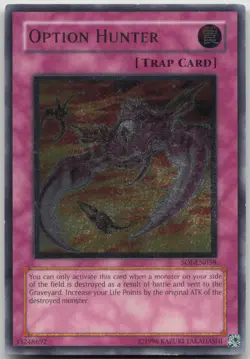 Option Hunter SOI-EN058 Ultimate Rare Unlimited LP Yugioh - Image 2