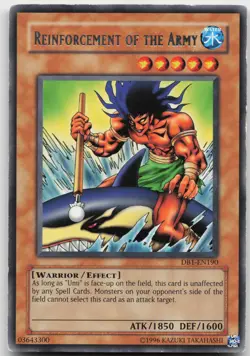 The Legendary Fisherman DB1-EN190 (Reinforcement of the Army Misprint) MP Yugioh - Image 2