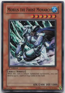 Mobius the Frost Monarch SOD-EN022 Super Rare 1st Edition NM Yugioh - Image 2