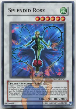 Splendid Rose TSHD-EN043 Ultra Rare Unlimited NM Yugioh - Image 1