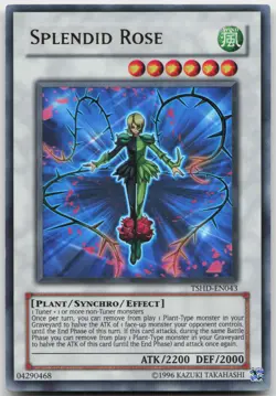 Splendid Rose TSHD-EN043 Ultra Rare Unlimited NM Yugioh - Image 2
