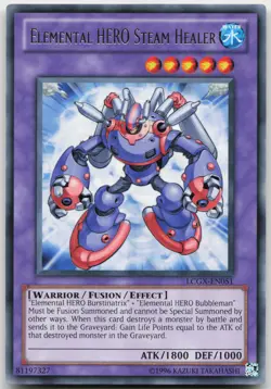 Elemental HERO Steam Healer LCGX-EN051 Rare Unlimited NM Yugioh - Image 2