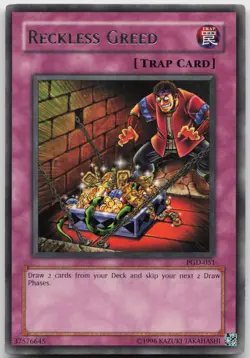 Reckless Greed PGD-051 Rare Unlimited NM Yugioh - Image 2